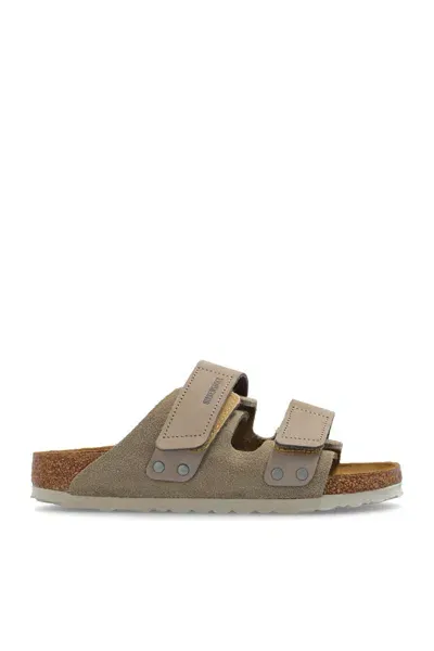 Birkenstock Uji Slides In Beige