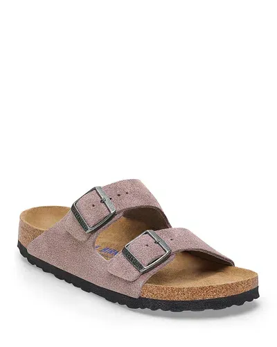 Birkenstock Arizona Leather Sandal In Purple