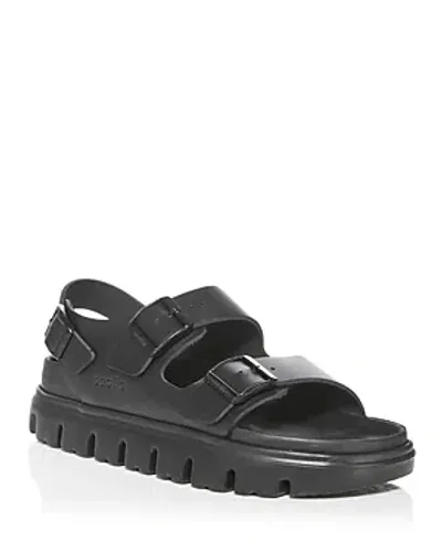 Birkenstock Women's Milano Exquisite Chunky Footbed Sandals In Black