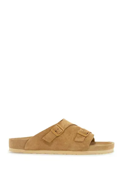 Birkenstock Beige Suede Zã¼rich Slippers