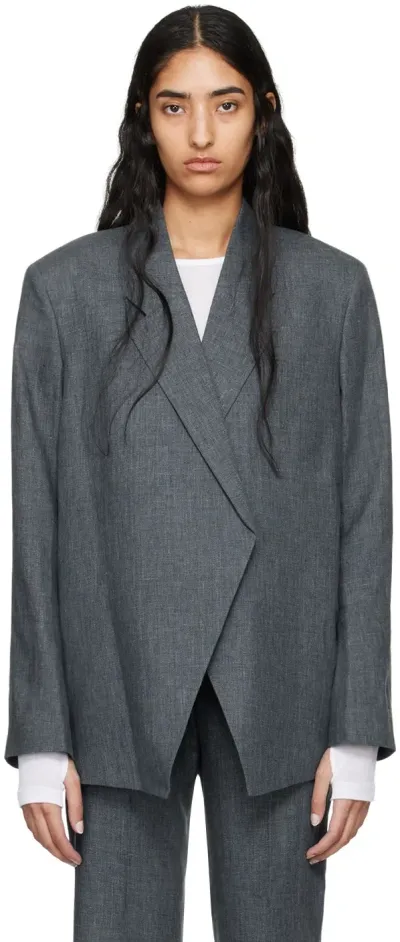 Bite Gray Polus Blazer In Thunder 5043