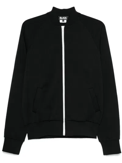 Black Comme Des Garçons Zip-up Sweatshirt In Black