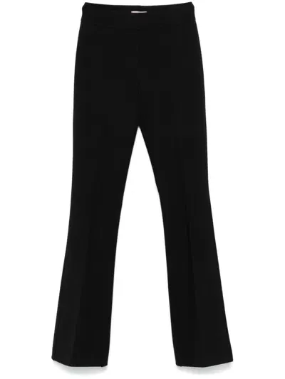 Blanca Vita Flared Trousers In Black