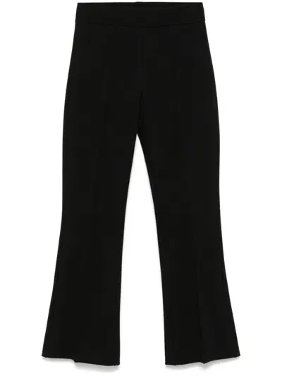 Blanca Vita Flared Trousers In Schwarz