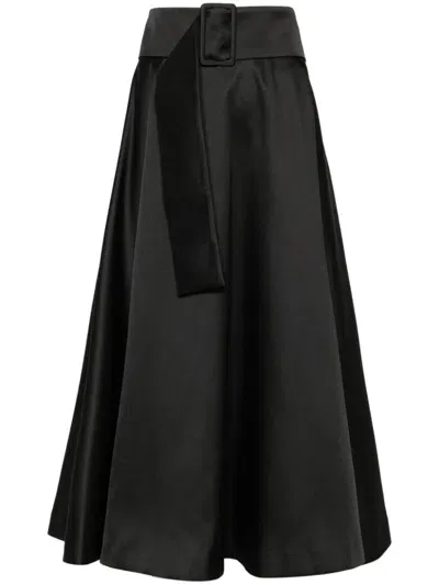 Blanca Vita Gramy Maxi Skirt In Black