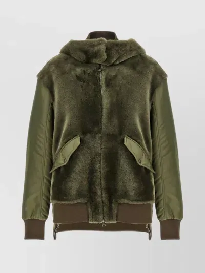 Blancha Militare Bomber Jacket In Green