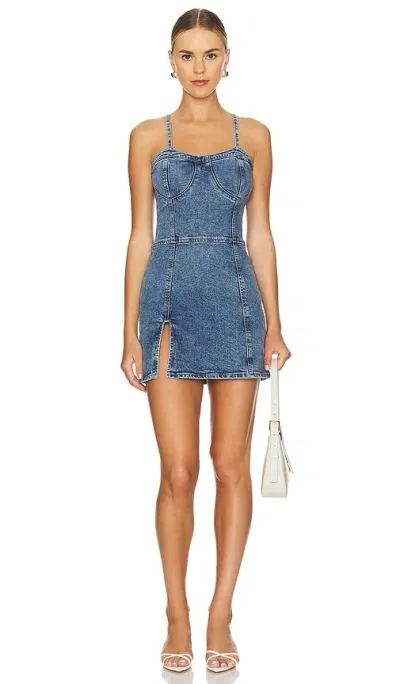 Blanknyc Own It Dress In Medium Indigo