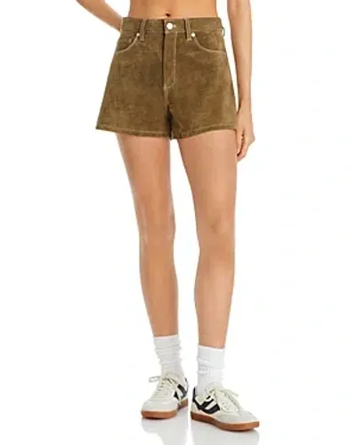 Blanknyc Suede Shorts In Pickle Shot