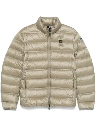 Blauer Belmont Puffer Jacket In Beige