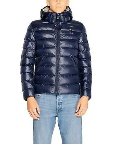 Pre-owned Blauer Men's Ultra Light Down Jacket Navy - Jackets - Blue -size Xl