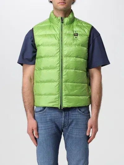 Blauer Suit Vest  Men Color Acid Green