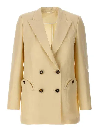 Blazé Milano Savannah Butter Everyday Blazer In White