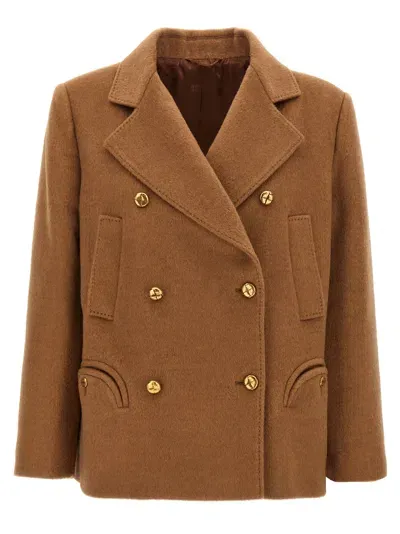 Blazé Milano 'mylius Sealady' Coat In Brown