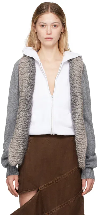 Bless Gray Nº78 Passen Cardigan In Grey