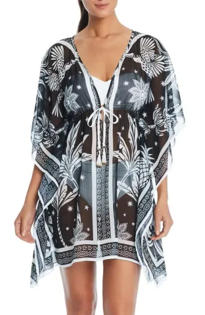 Bleu By Rod Beattie Cover-up Caftan In Black