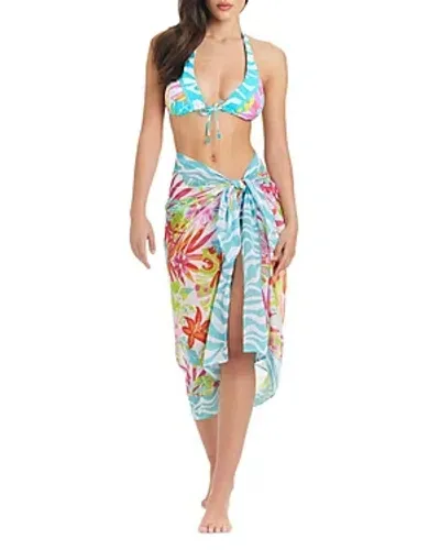 Bleu Rod Beattie Printed Pareo Swim Cover Up In Multi