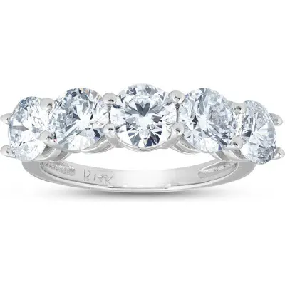 Bliss Diamond 3 3/4ct Diamond Anniversary Wedding Ring 14k White Gold Lab Grown