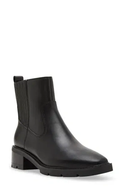 Blondo Heartly Block Heel Boot In Black Leather