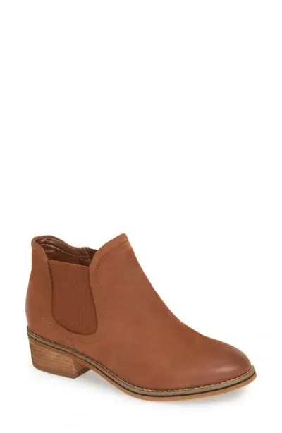 Blondo Lidia Waterproof Bootie In Cognac Nubuck