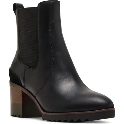 Blondo Rai Waterproof Bootie In Black Leather