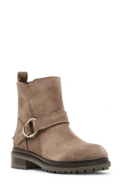 Blondo Renae Waterproof Bootie In Taupe Suede