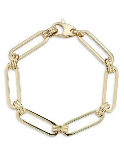 Bloomingdale's Bold Link Bracelet In 14k Yellow Gold