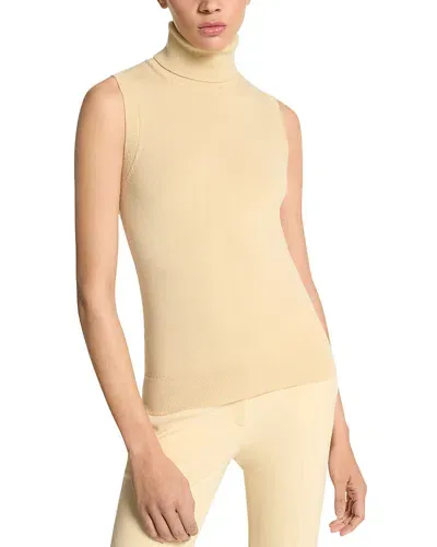 Bloomingdale's Cashmere Turtleneck Vest - Exclusive In Parchment