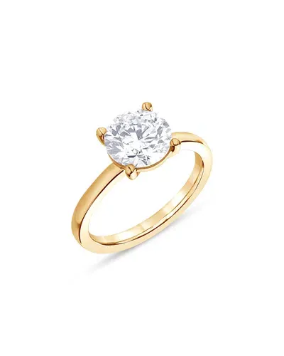 Bloomingdale's Certified Lab Grown Diamond Engagement Ring In 18k Yellow Gold, 4.0 Ct. T. W.