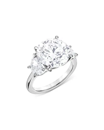 Bloomingdale's Certified Lab Grown Diamond Round & Fancy Cut Engagement Ring In 18k White Gold, 7.80 Ct. T. W.