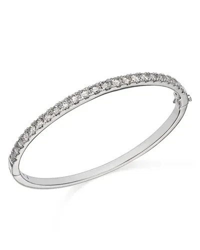 Bloomingdale's Diamond Bangle Bracelet In 14k White Gold, 3.25 Ct. T. W.