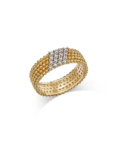 Bloomingdale's Diamond Beaded Statement Ring In 14k Yellow Gold, 0.25 Ct. T. W.