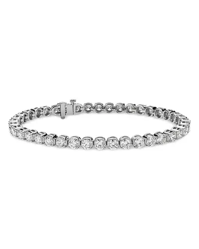 Bloomingdale's Diamond Tennis Bracelet In Platinum, 10.0 Ct. T. W. In White