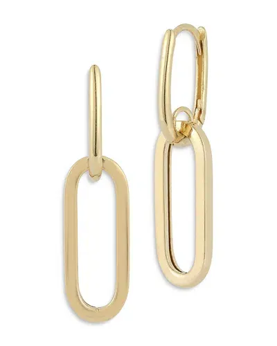 Bloomingdale's Link Drop Earrings In 14k Yellow Gold