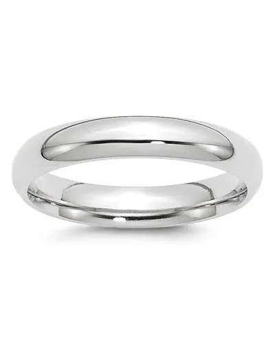 Bloomingdale's Men's 4mm Comfort Fit Band Ring In 14k White Gold - Exclusive