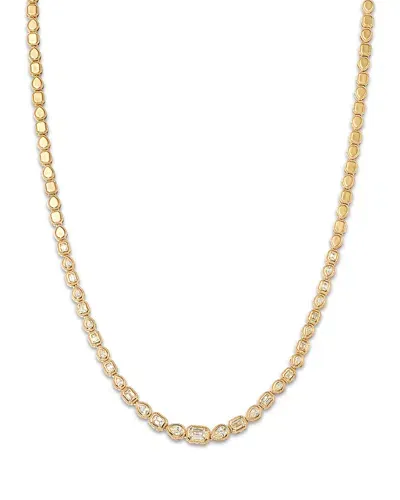 Bloomingdale's Fine Collection 14k Yellow Gold Diamond Necklace, 18