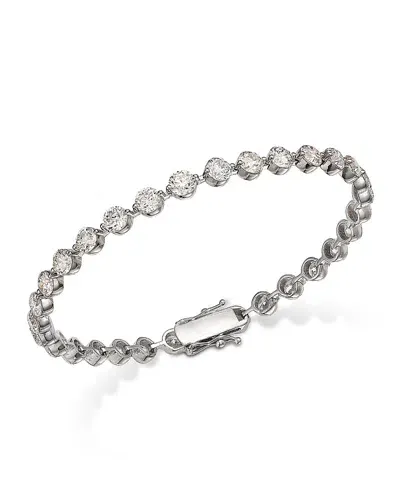 Bloomingdale's Fine Collection Certified Diamond Tennis Bracelet In 14k White Gold, 10.0 Ct. T. W.