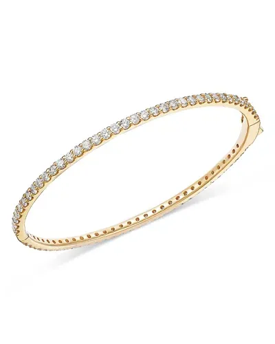 Bloomingdale's Fine Collection Diamond Eternity Bangle In 14k Yellow Gold, 3.5 Ct. T. W.