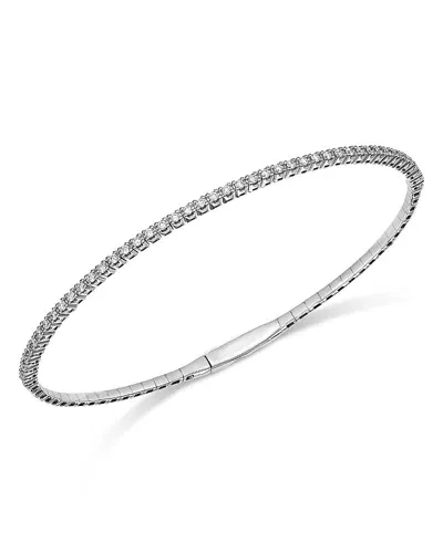 Bloomingdale's Fine Collection Diamond Skinny Tennis Bracelet In 14k White Gold, 0.50 Ct. T. W.