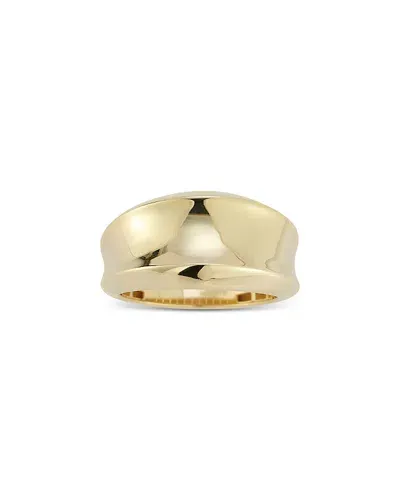 Bloomingdale's Fine Collection Polished Concave Statement Ring In 14k Yellow Gold