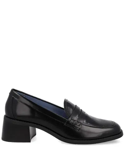 Blue Bird Shoes Leather Loafers In Black