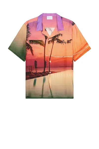 Blue Sky Inn Pool Party Shirt In Orange