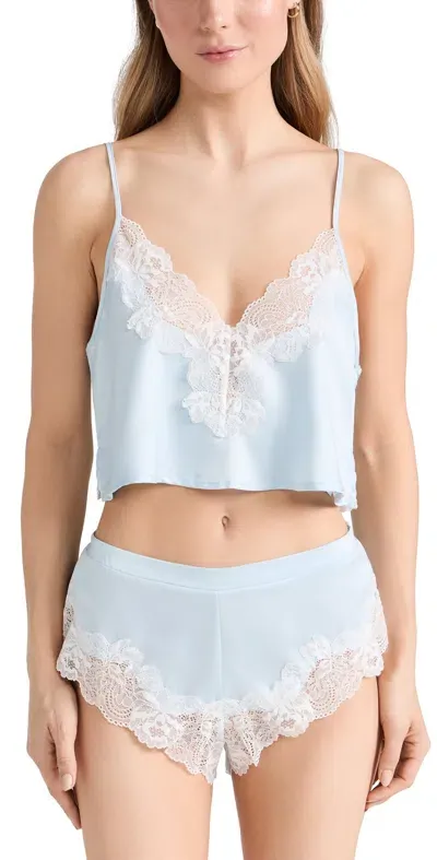 Bluebella Isabella Luxury Satin Cami And Shorts Set Ice Water Blue