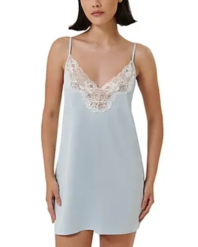 Bluebella Isabella Luxury Satin Short Chemise In Ice Water