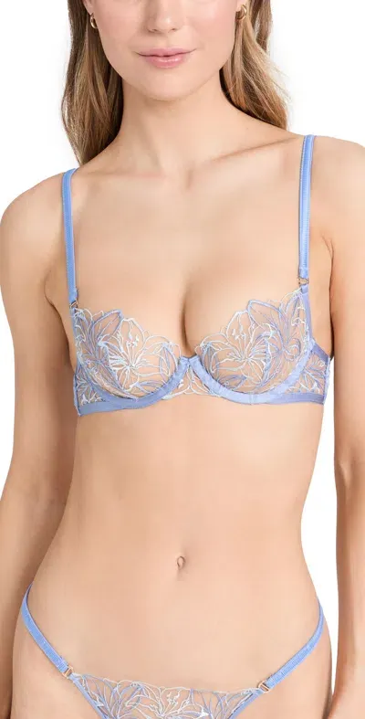 Bluebella Lilly Wired Bra Hydrangea Blue In Slate Blue