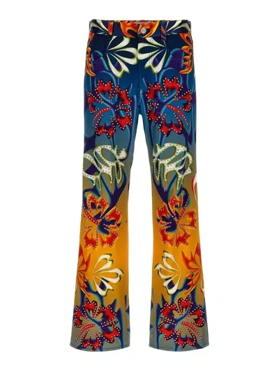 Bluemarble Hibiscus Pants In Multicolour