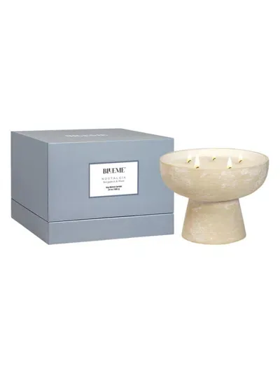 Blueme Nostalgia Bergamot & Musk Large Ceramic Candle, 24 Oz.