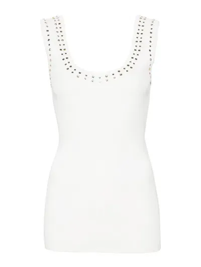 Blugirl Stud Detail Top In White