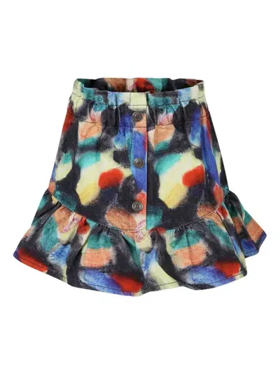 Bobo Choses Kids' Abstract-print Skirt In Black