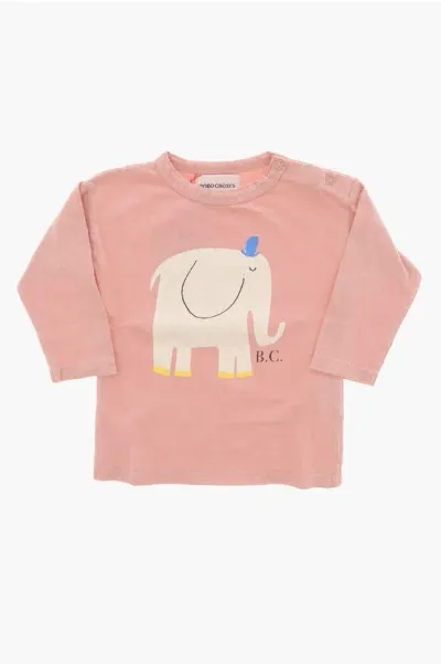 Bobo Choses Long-sleeve Crew-neck T-shirt With Print