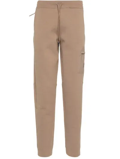 Boggi Milano Logo-patch Track Pants In Nude